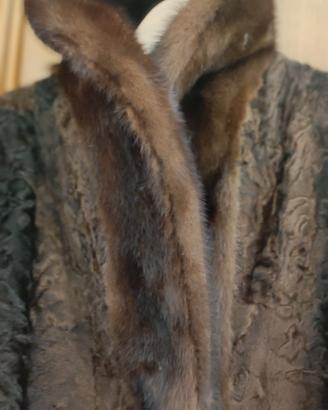 Pelliccia donna  Agnello e Visone