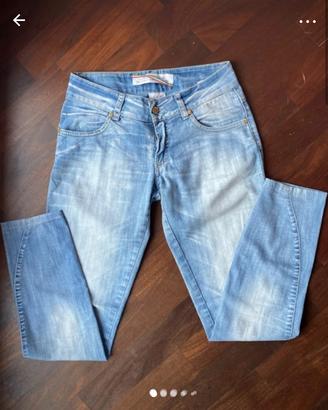 jeans vintage a vita bassa