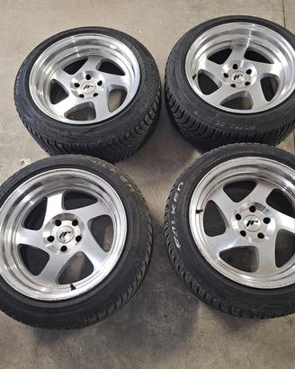 Cerchi Japan Racing r16, canale 9, 5x100