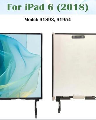 display lcd ipad  6 generazione 
