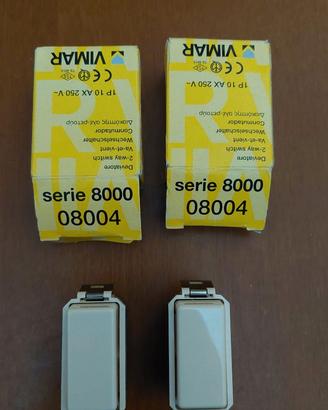 Vimar serie 8000 due deviatori nuovi