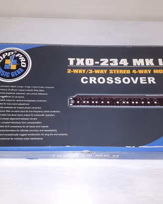 ACTIVE STEREO CROSSOVER - TXO-234 MK II - TOPP PRO