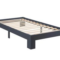 Letto singolo con rete e materasso