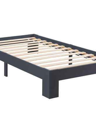 Letto singolo con rete e materasso