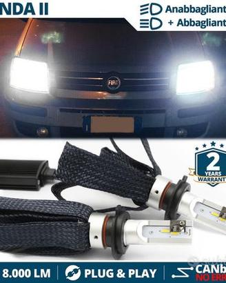 Lampadine LED H4 per FIAT PANDA 169 CANbus 6500K