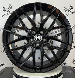 CERCHI IN LEGA ALFA GIULIA GIULIETTA STELVIO DA 18