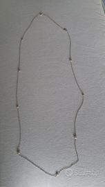 collana argento lunga