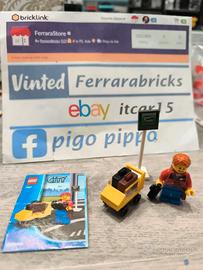LEGO 7567 passeggero aereo aeroporto turista con i