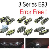 KIT 18 LAMPADE LED INTERNE BMW SERIE 3 E93 CABRIO 