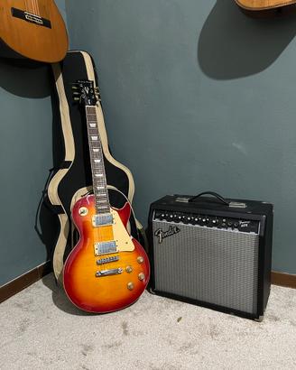 Chitarra elettrica e ampli Fender frontman 25R