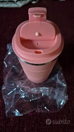 Tazza da caffè termica - colora rosa