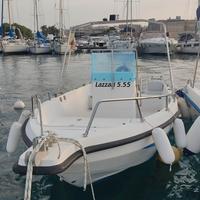 Barca Lazzari 5.50 con Suzuki 70 e carrello omolog