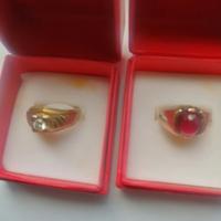 anello d'oro con brillante 
