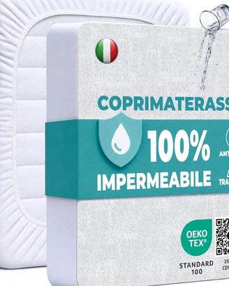 Coprimaterasso matrimoniale impermeabile 160x190