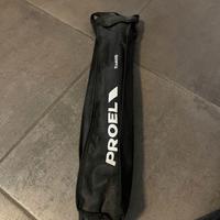 Leggio con relativo involucro per trasporto