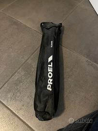 Leggio con relativo involucro per trasporto