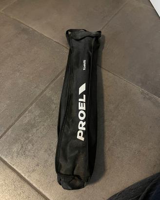 Leggio con relativo involucro per trasporto