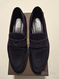Mocassino uomo camoscio Blu Doucal's - Tg. 41.5