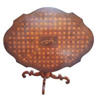 Tavolo Rolo cappello del prete Mari XIX sec.