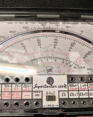 Tester analogico ICE vintage