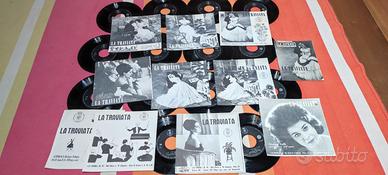Opera completa 45 Giri La Traviata Lotto 14 vinili