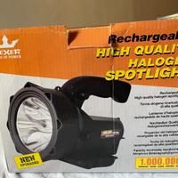 Torcia alogena ricaricabile di alta qualità
