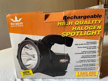 Torcia alogena ricaricabile di alta qualità