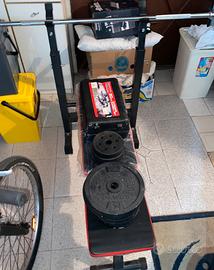 Home Gym Panca+bilanciere+pesi