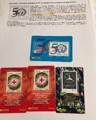 Collezione francobolli edizione Poste Italiane