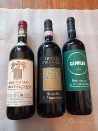 n. 3 Brunello di Montalcino (1971-2001-2008)