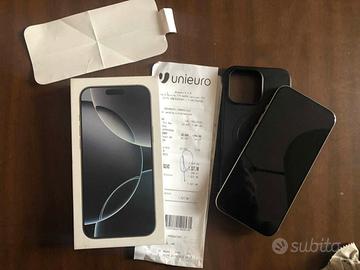 Iphone 16 pro max 256  white titanium