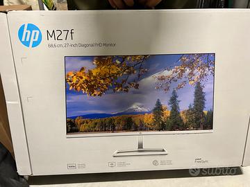Monitor HP M27f 27 pollici Full HD IPS con scatola