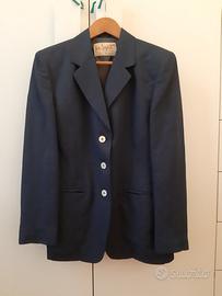 Giacca da donna in lino blu (tg.44 IT 40 EU)