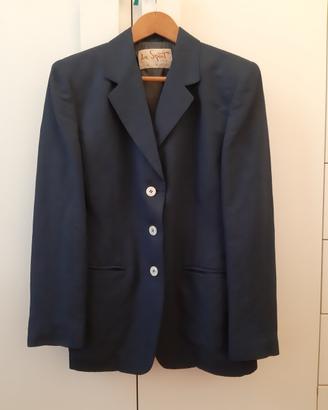 Giacca da donna in lino blu (tg.44 IT 40 EU)