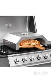 Forno per pizza con piastra in ceramica barbecue