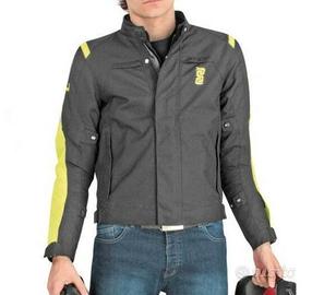 Giubbotto moto uomo OJ smash XL nero-giallo