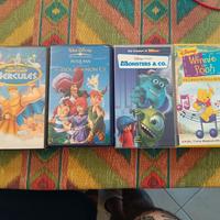 VHS Disney (Hercules, Peter Pan, Monsters e Winnie