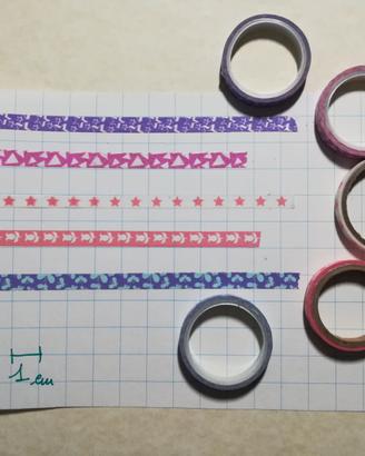 small washi tape hobby scrapbook