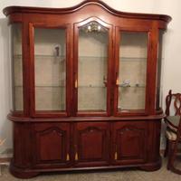 SALOTTO ANNI 50/60 con tavolo sedie e credenza