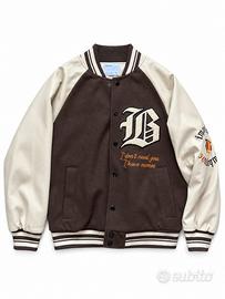 Giacca varsity Bershka XS marrone crema