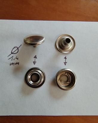 Set bottoni automatici a pressione