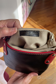 Borsetta in vera pelle Made in Italy