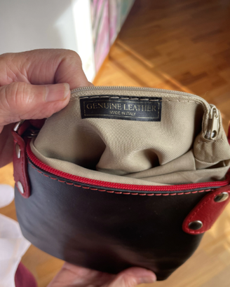 Borsetta in vera pelle Made in Italy
