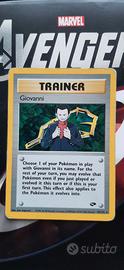 Carta Pokémon Giovanni Holo GC18