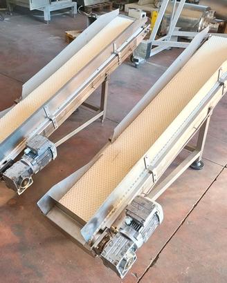 2 nastri per scarico prodotto usati