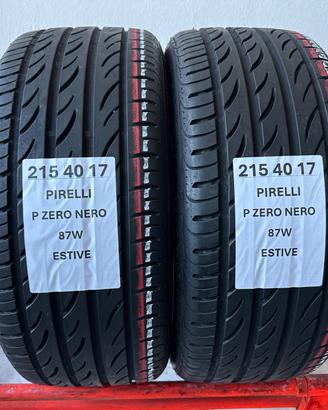2 gomme 215 40 17 Pirelli