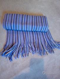 Sciarpa Kris a righe multicolor/lilla