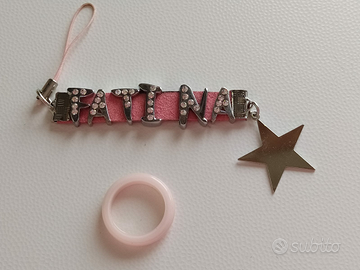 Portachiavi Fatina con brillantini