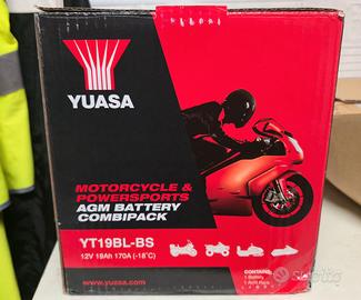 BATTERIA moto YUASA YT19BL-BS
