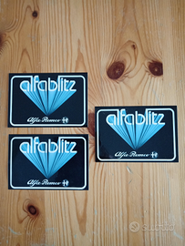 Adesivo Alfa Romeo Alfablitz anni '80